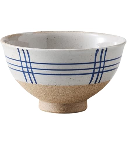 Amazon.co.jp: Arita Pottery 43034 Rice Bowl, Large, Brocade Line